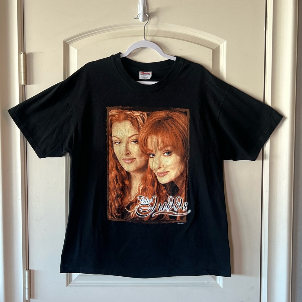 Vintage The Judds 2000 Power To Change Concert Tour T-Shirt 2XL Black Hanes